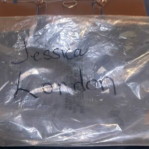 Jessica London Tote w/ Cosmetic Bag